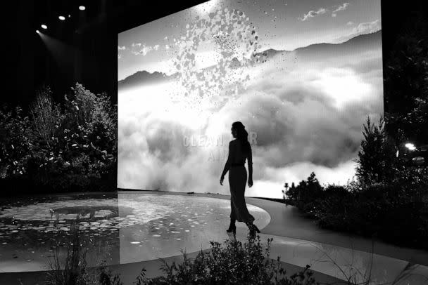 PHOTO: Catherine, Princess of Wales, walks onto the stage during rehearsals for the Earthshot Awards at MGM Music Hall at Fenway on Dec. 1, 2022, in Boston. (Chris Jackson/Getty Images for Earthshot)