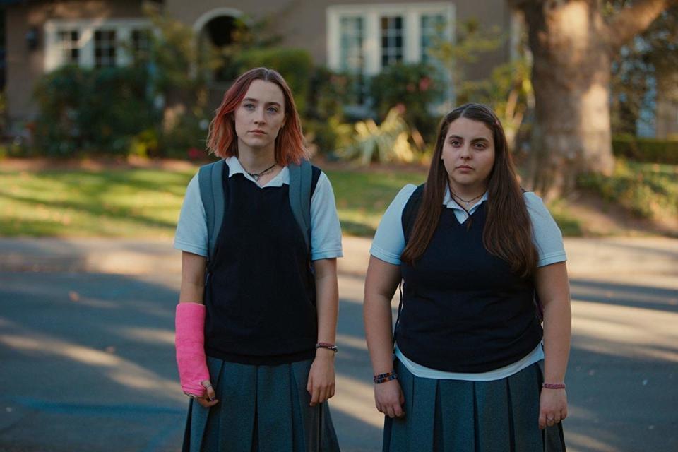 I remember skipping out of the [Lady Bird] audition. You're always at 80% or 50% of what you can do [while auditioning], or the nerves get the best of you or whatever. But with Greta [Gerwig] I was just so comfortable with her instantly, and I was like, ‘Oh, I think I actually did my best. That is actually the best I can do," Feldstein says of reading to play Julie.