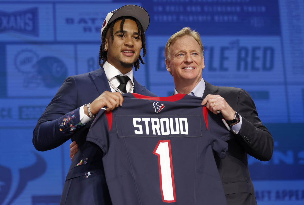 C.J. Stroud Texans jersey: How to get 2023 NFL Draft gear online after Ohio  State QB is 2nd pick by Houston 