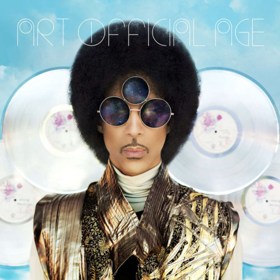 Prince Album Covers pictured: ART OFFICIAL AGE