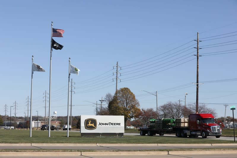 John Deere's Harvester Works facility is seen in East Moline