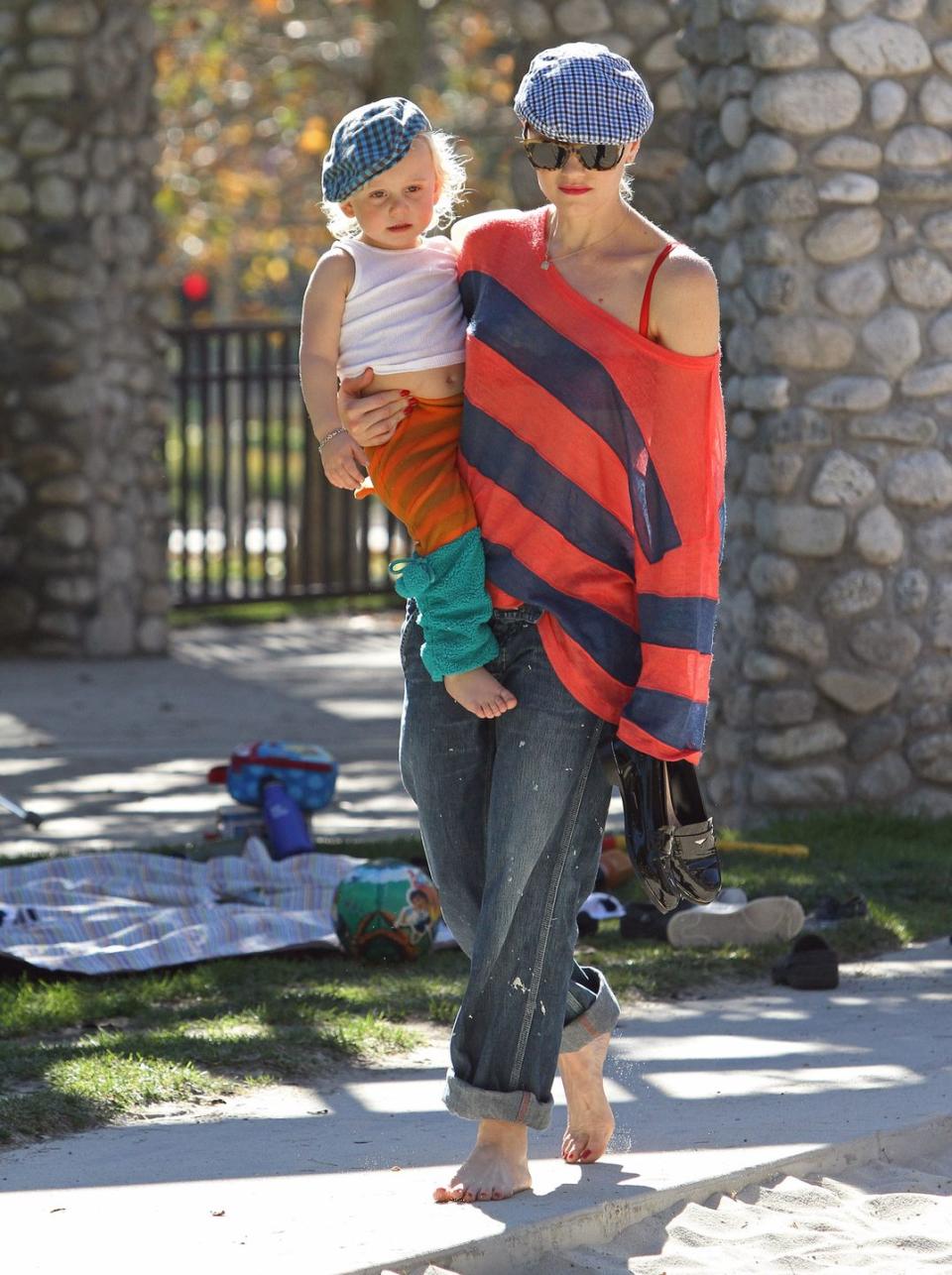 Gwen Stefani and Zuma Rossdale