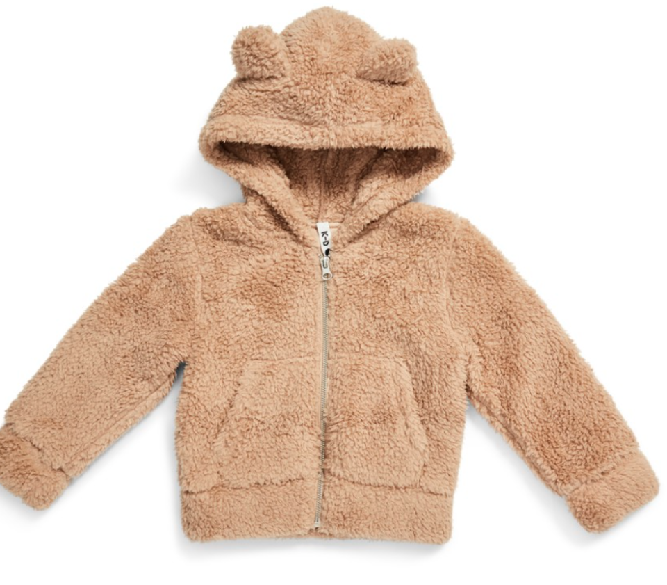 teddy bear kids jumper with hood