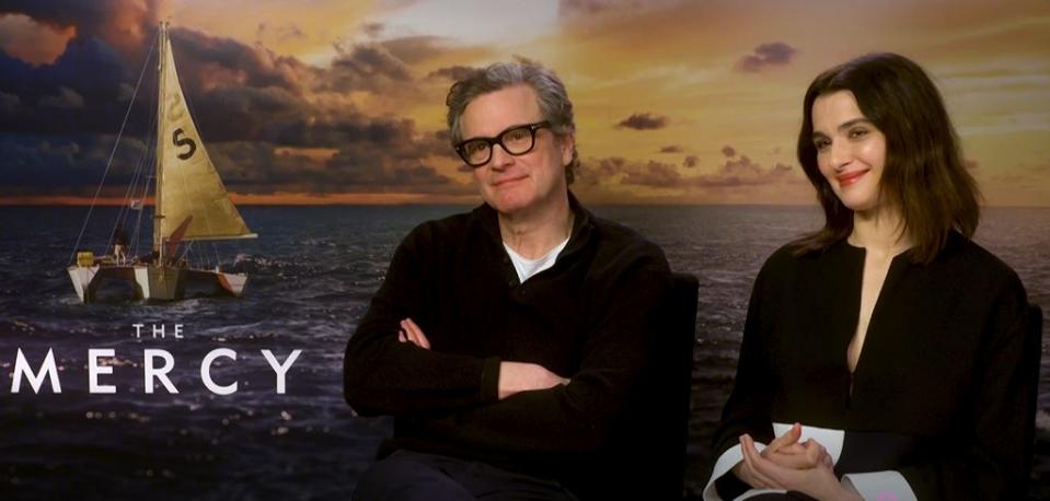 Colin Firth and Rachel Weisz play Don and Claire Crowhurst in The Mercy