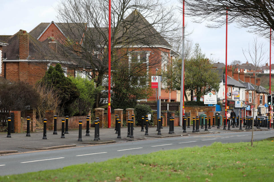 Residents claim the traffic calming measures are an “unnecessary eyesore”. (SWNS)