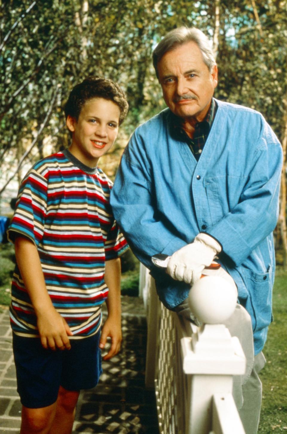 Cory Matthews and Mr. Feeny on boy meets world