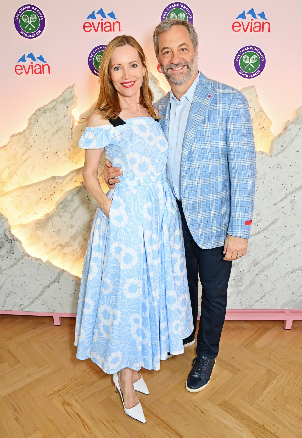 Leslie Mann and Judd Apatow on the red carpet