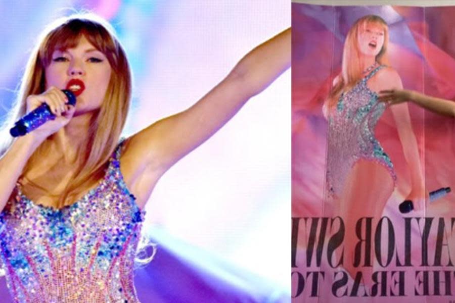 Hombre se roba un cartel de The Eras Tour para su novia swiftie: su historia se hace viral