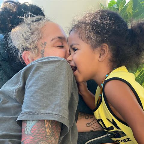 <p>Kehlani Instagram</p> Kehlani and her daughter Adeya Nomi.