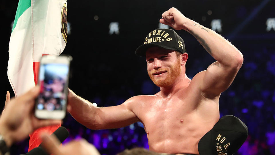 Alvarez’s 11-fight deal is the richest in sporting history. Pic: Getty