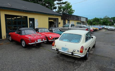 Brit Bits US classic car dealership - Credit: David Millward