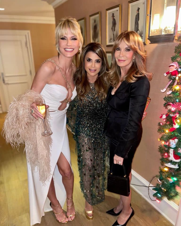 Paula Abdul junto a Heidi Klum y Jaclyn Smith