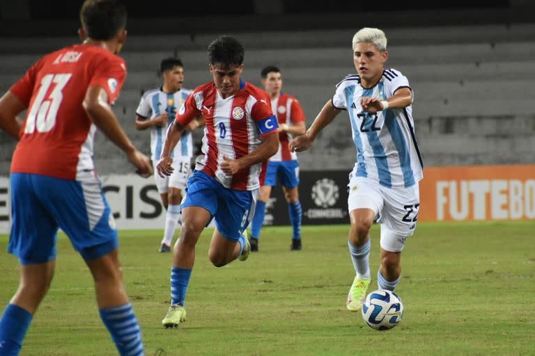 En su último partido en el Sudamericano Sub 17 la Argentina empató con Paraguay sin goles