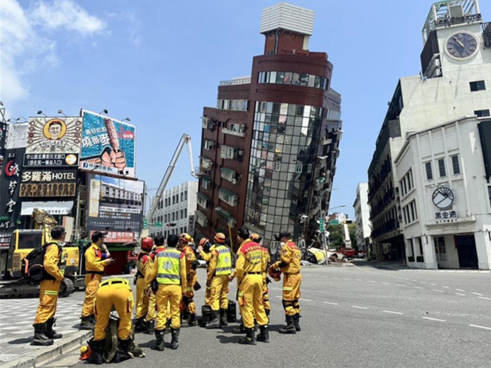 永達社福基金會捐贈300萬元，幫助花蓮地震後重建家園。(民眾提供／洪凱音台北傳真)