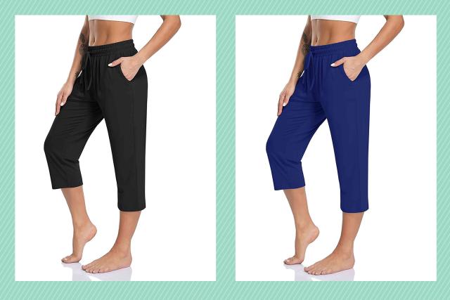 These 'Extremely Comfortable' Cropped Yoga Pants Are Trending on