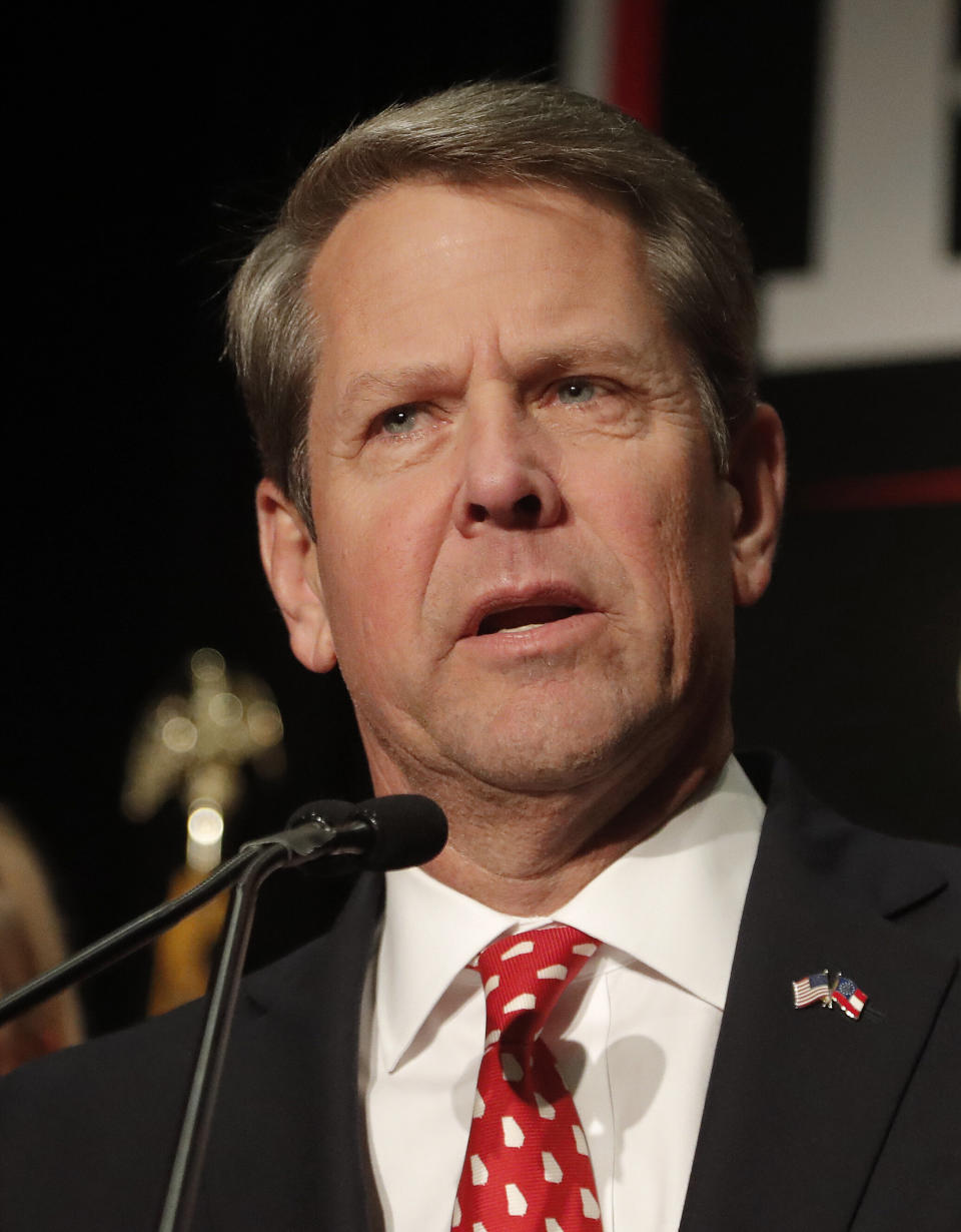 Georgia Gov. Brian Kemp earlier this month signed the anti-abortion bill into law. It takes effect in January. (Photo: ASSOCIATED PRESS)