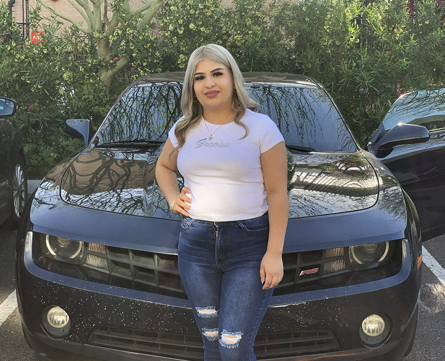 Yaritza Dominguez drives more than 3,000 miles a month working toward both a high school diploma and a dental assistant credential. (Beth Hawkins)