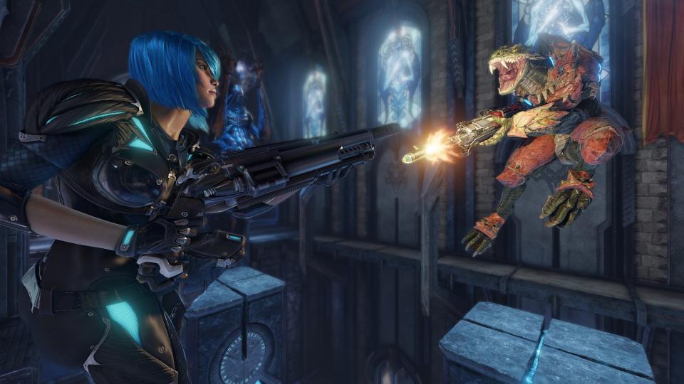 Id Software released Quake Champions out of beta and in to Steam Early Access