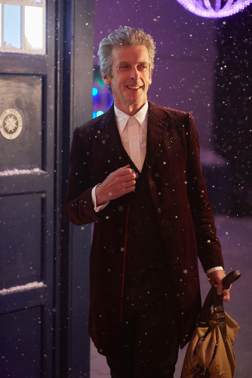 Peter Capaldi as the doctor