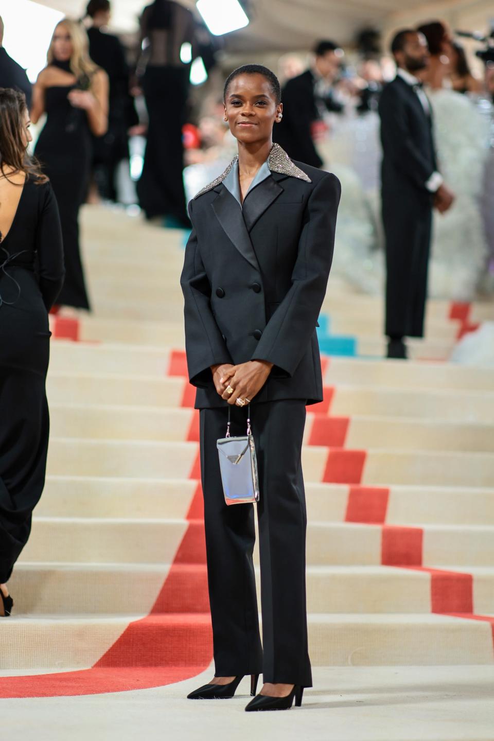 Letitia Wright attends the 2023 Met Gala.
