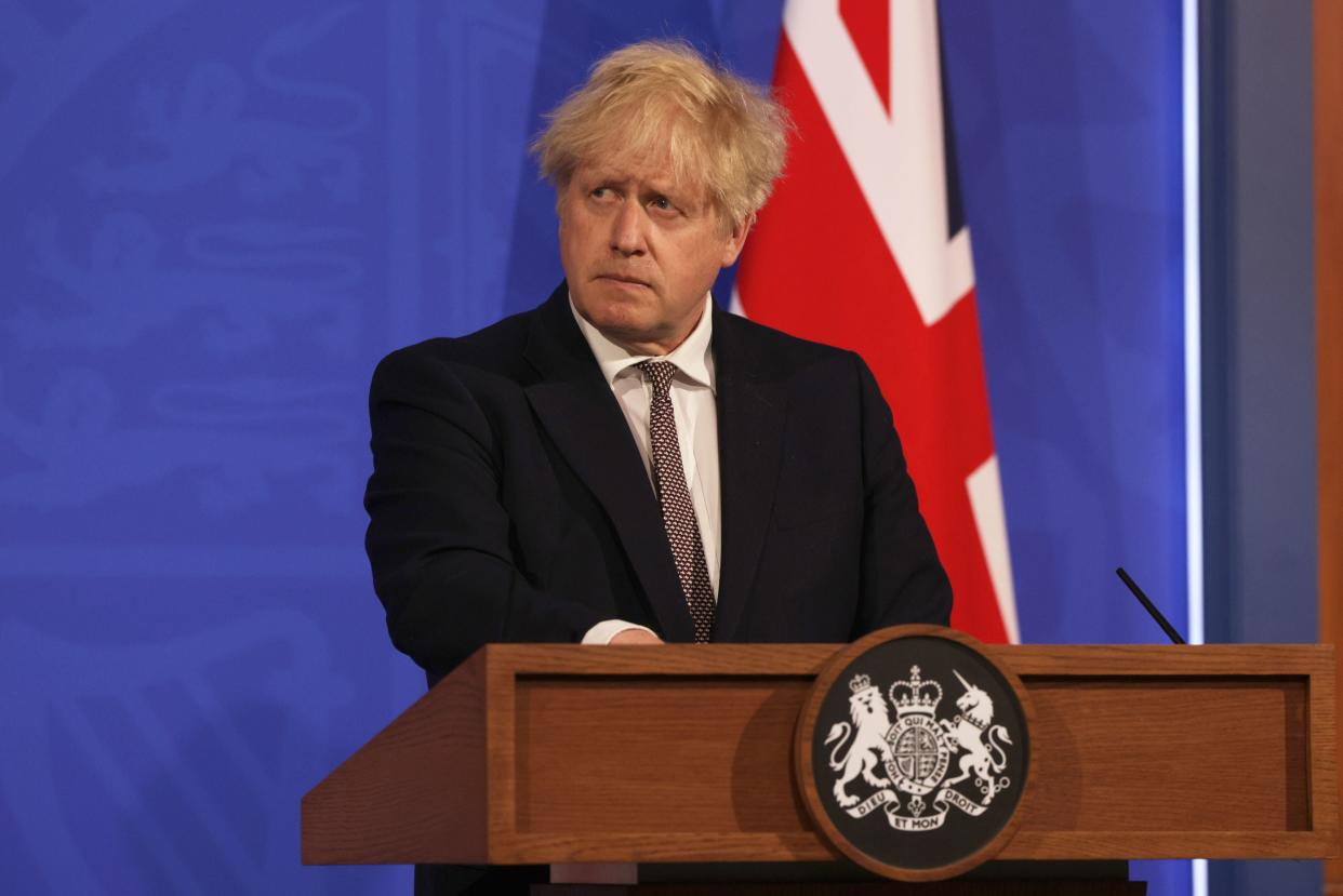 <p>Boris Johnson is ‘optimistic that things will get back much closer to normality’</p> (PA)