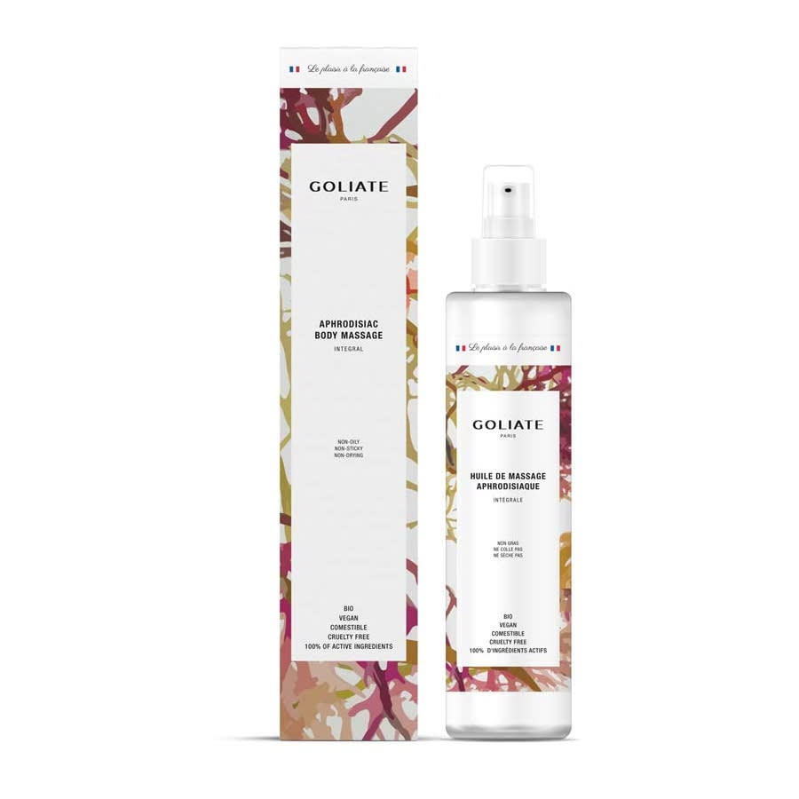 Huile de massage aphrodisiaque, GOLIATE, 26.90 € les 100 ml