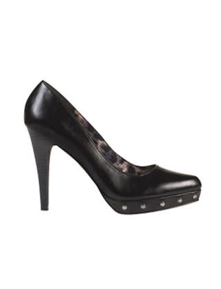 Studded Platform Heel