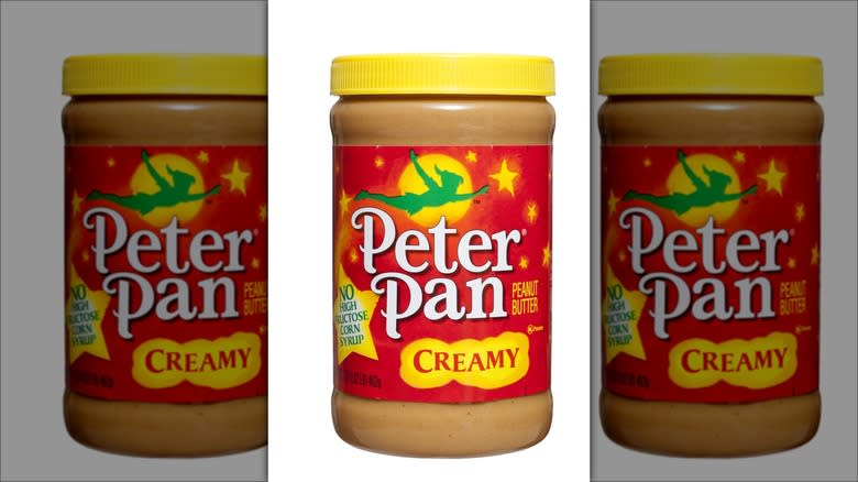 Jar of Peter Pan peanut butter