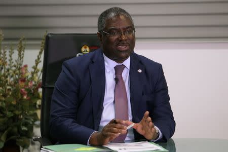 Executive Chairman of Nigeria's Federal Inland Revenue Service (FIRS), Mr Tunde Fowler speaks during an exclusive interview with Reuters in Abuja, Nigeria, September 21, 2016. Photo taken September 21, 2016. REUTERS/Afolabi Sotunde