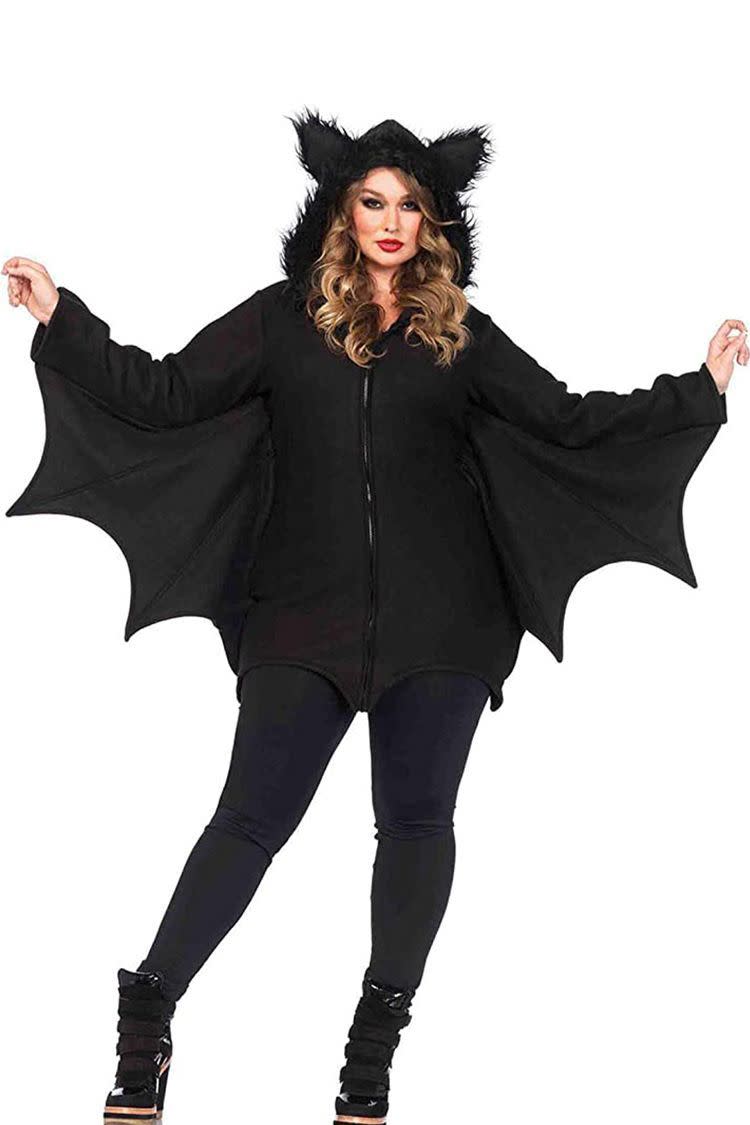 Leg Avenue Women's Cozy Bat adult sized costumes, Black, Small US