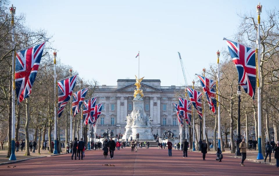 Buckingham Palace is undergoing a 10-year £369 million restoration ((Dominic Lipinski/PA))