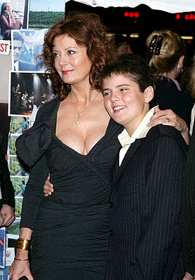 Susan Sarandon and son Miles at the NY premiere of Paramount's Elizabethtown