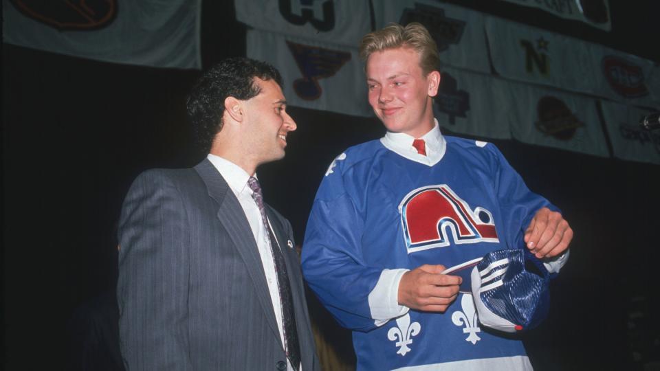 Mats Sundin had no problem acclimating himself to the North American game. (Photo by Bruce Bennett Studios via Getty Images Studios/Getty Images)