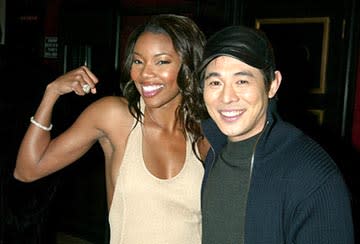 Gabrielle Union and Jet Li at the New York premiere of Warner Brothers' Cradle 2 The Grave