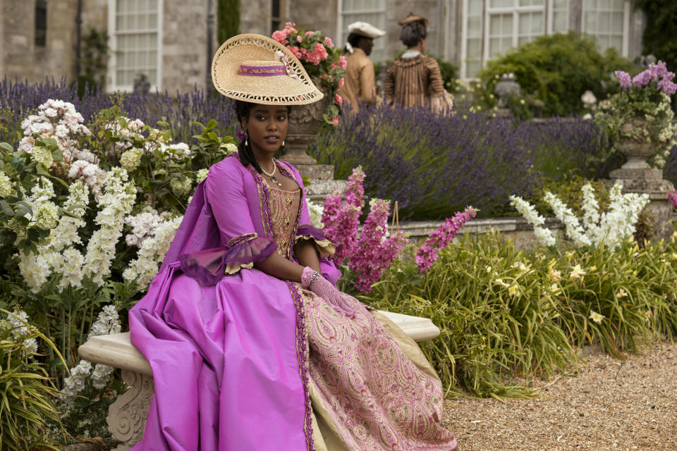 Arsema Thomas as Young Agatha Danbury in episode 106 of Queen Charlotte: A Bridgerton (Nick Wall/Netflix)