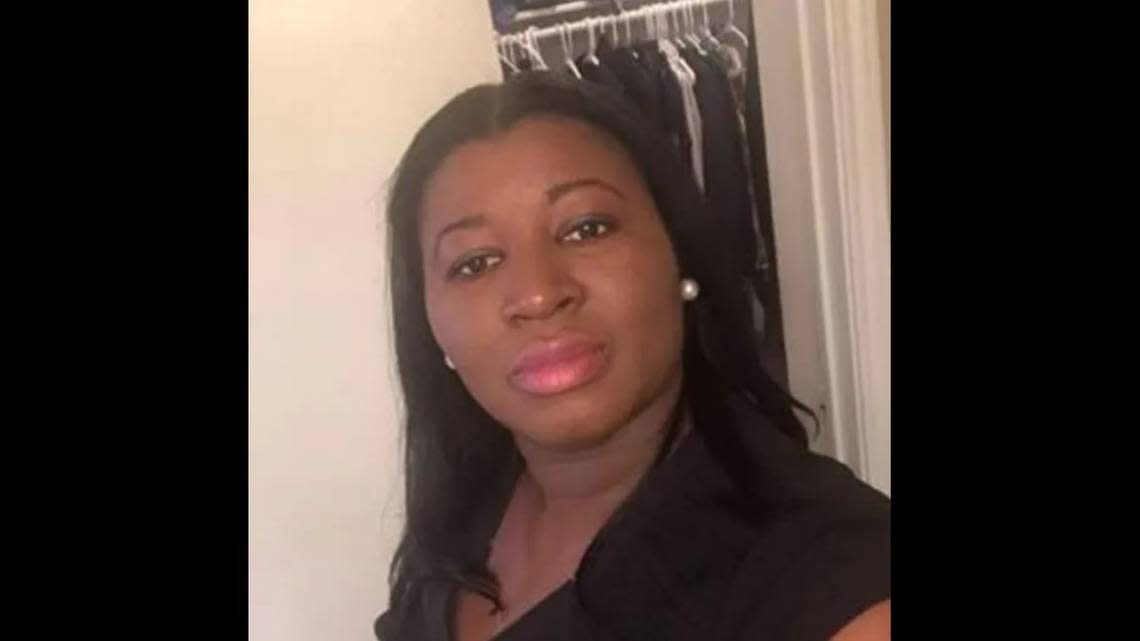 Jacqueline Pokuaa, a 43-year-old social worker, was shot and killed Saturday at Dallas Methodist Hospital.