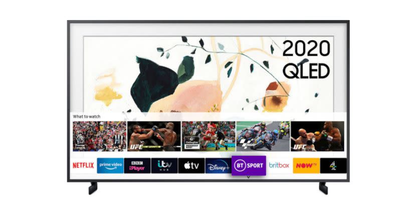 Samsung The Frame (2020) QLED Art Mode TV with No-Gap Wall Mount, 50 inch