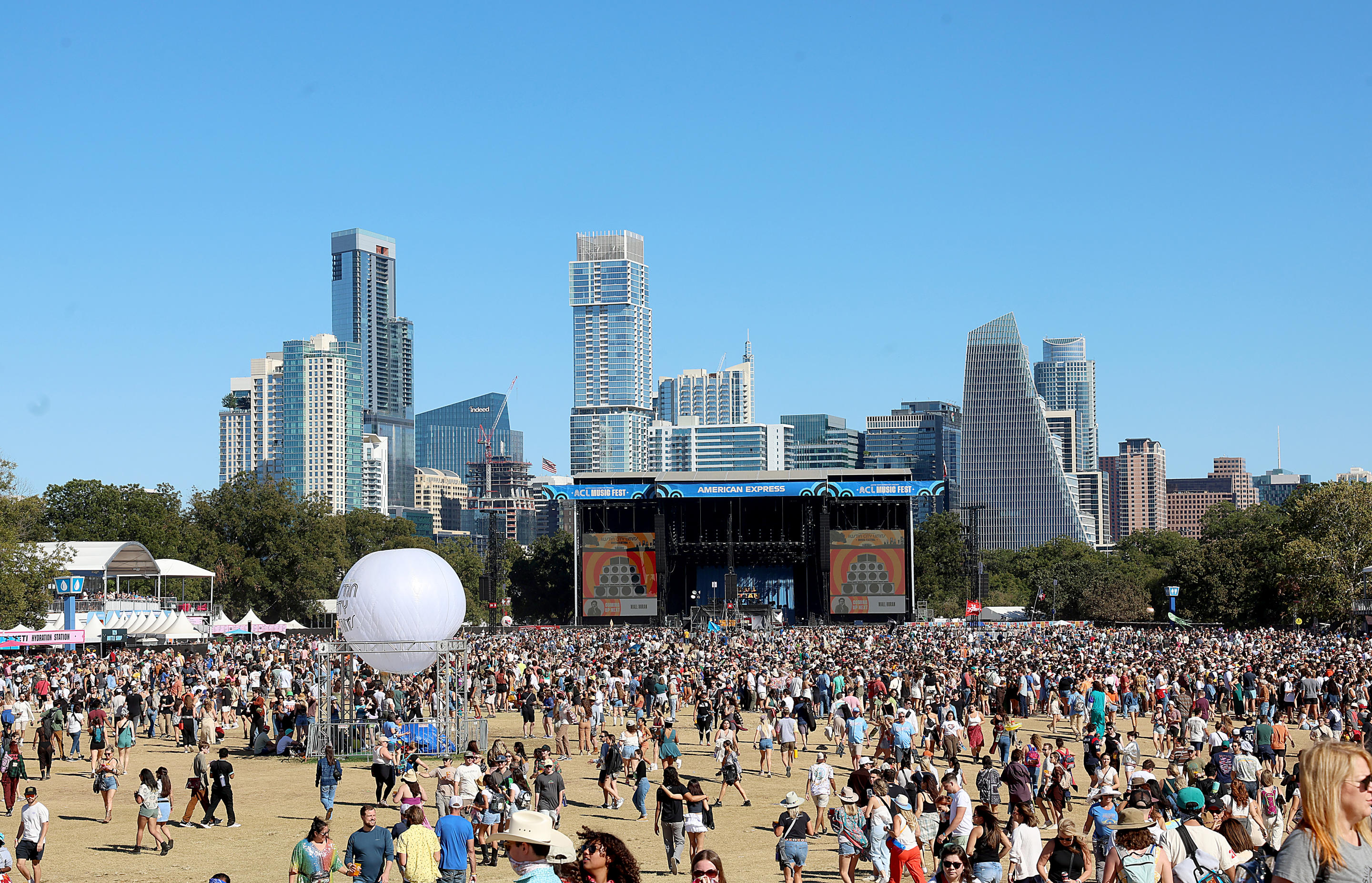 A general view of the atmosphere during the 2023 Austin City Limits Music Festival.