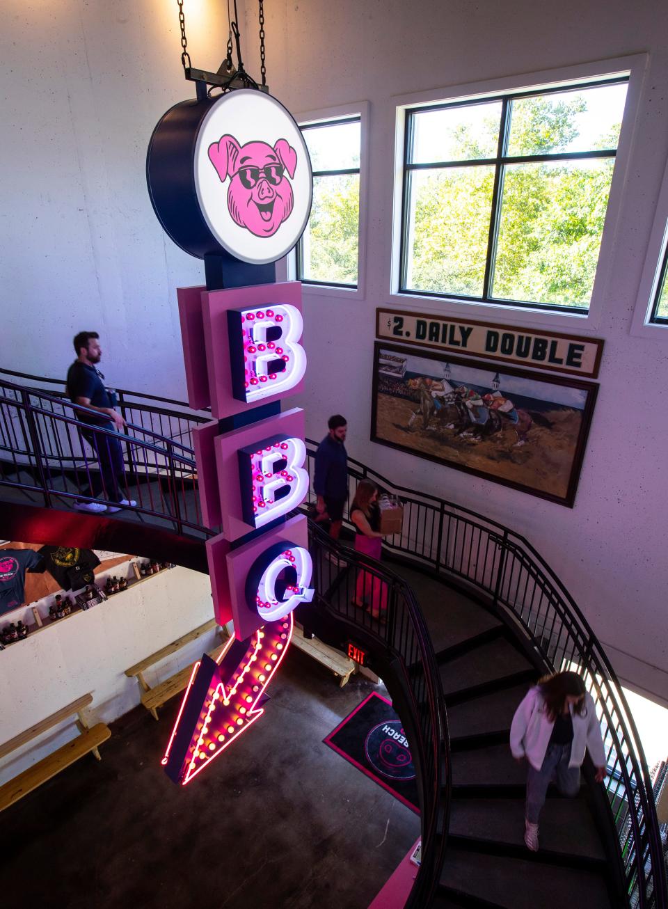 Pig Beach BBQ has opened at the former Tumbleweed Tex Mex Grill at 1201 River Road, close to the Big Four Bridge.The two-level 14,000-square foot space at Waterfront Park offers a variety of barbecue sandwiches, meats and sides. Aug. 31, 2023.  