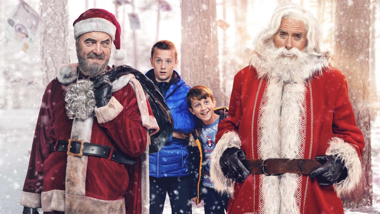  The Heist Before Christmas is a fun festive caper on Sky that stars Timonty Spall and James Nesbitt as two very different Santas. 