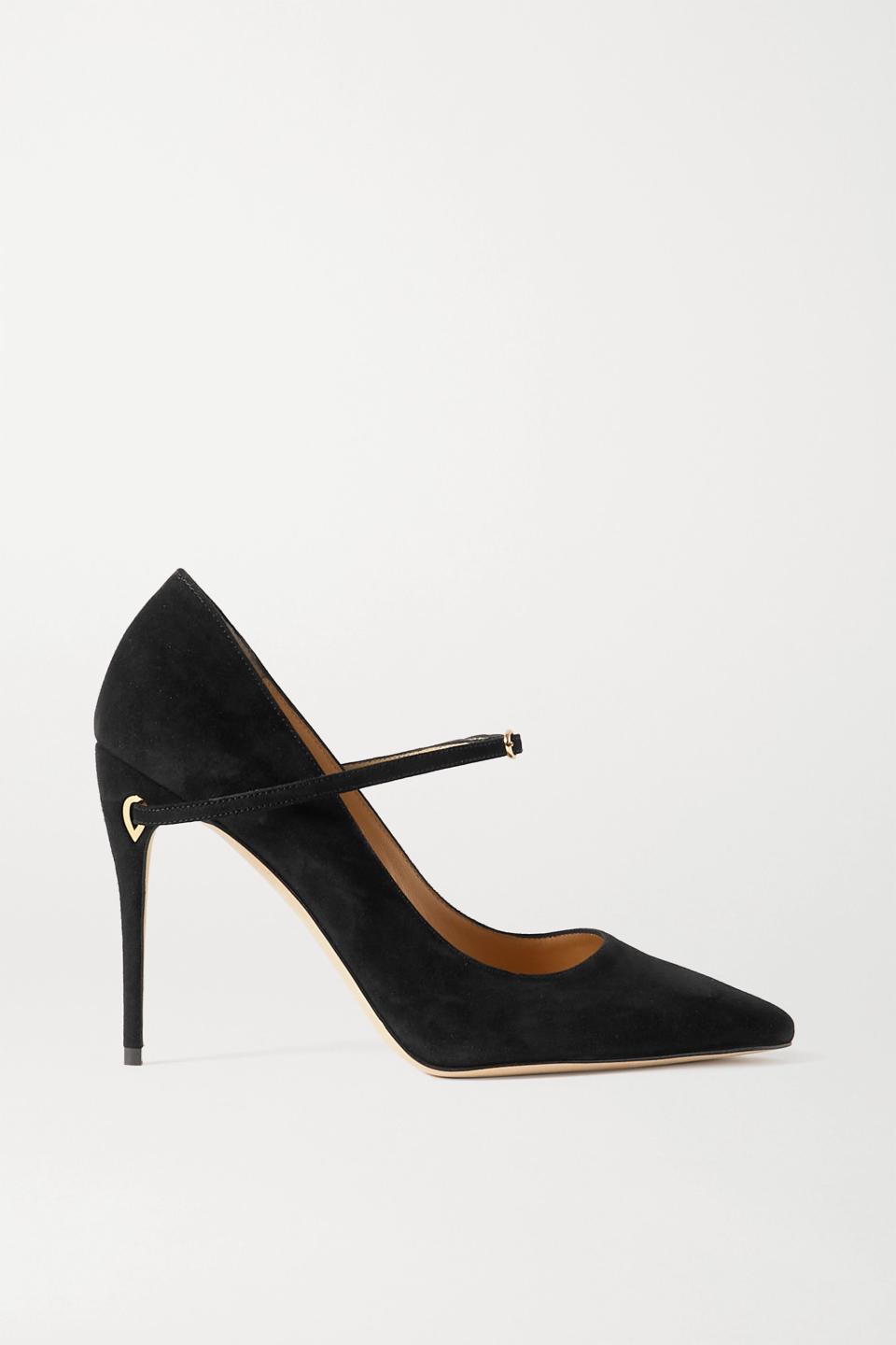 Lorenzo 105 suede pumps