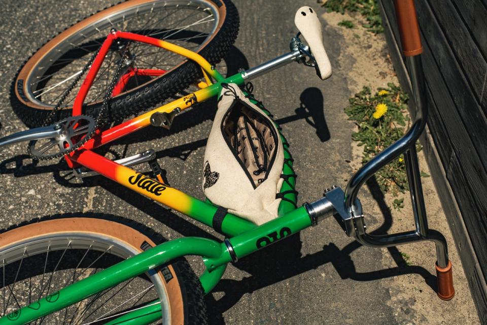 State Bicycle Co x Bob Marley hemp frame bag