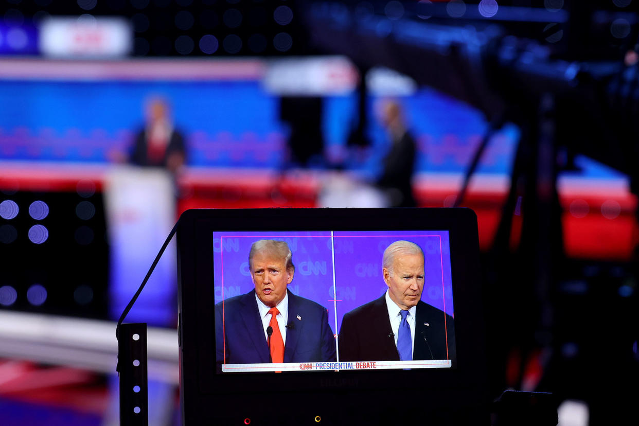 Joe Biden; Donald Trump Justin Sullivan/Getty Images