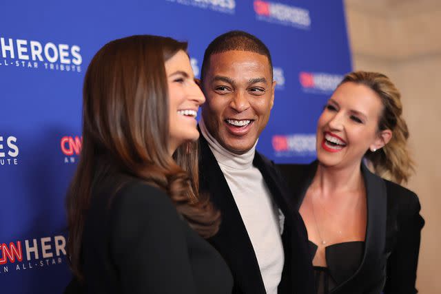 <p>Mike Coppola/Getty Images</p> Kaitlan Collins, Don Lemon and Poppy Harlow attend the 16th annual CNN Heroes on Dec. 11, 2022. The three comprised the original anchor team on "CNN This Morning," which debuted in November 2022.