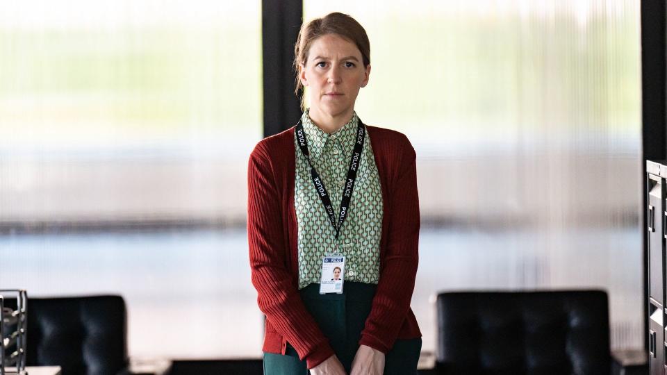 Gemma Whelan as DS Sarah Collins in The Tower 