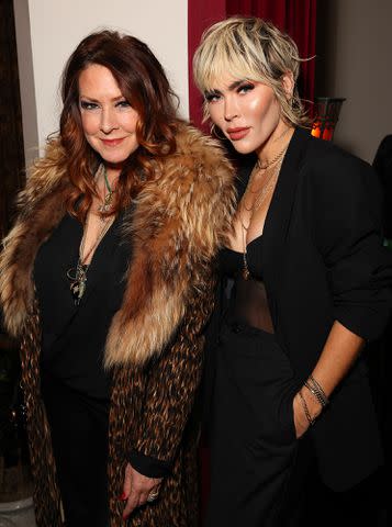 <p>Chelsea Lauren/Shutterstock</p> Joely Fisher and Nadine Crocker