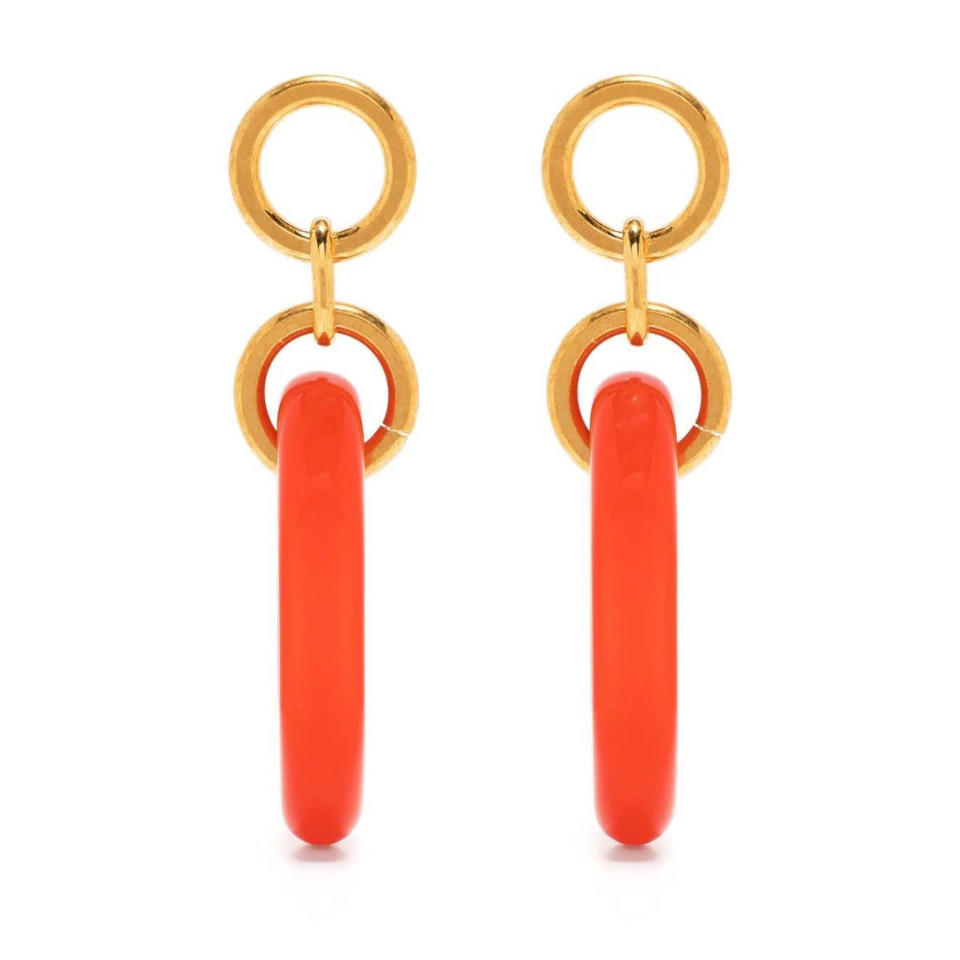 Marni Chunky Hoop Drop Earrings