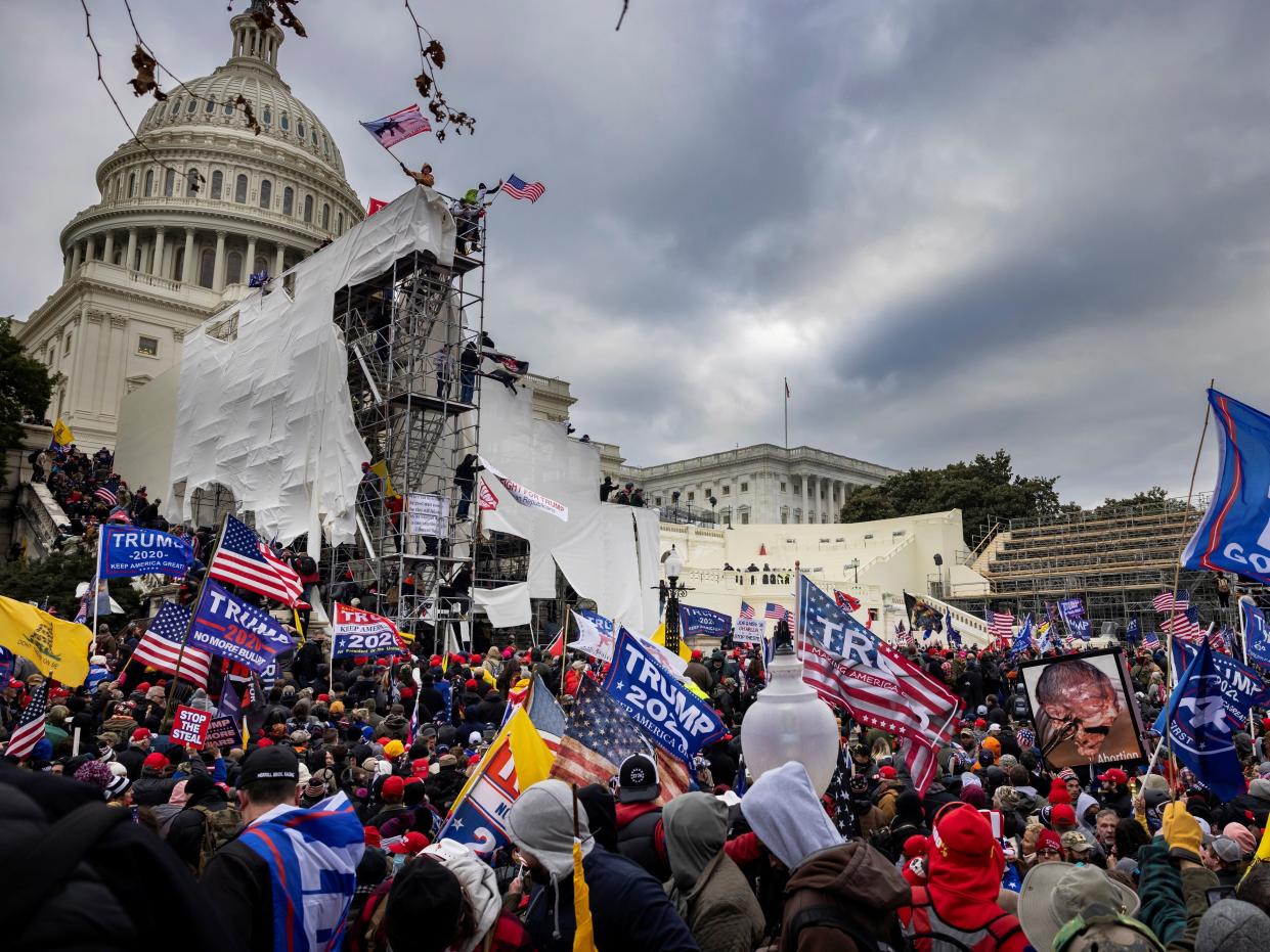 Capitol Riot Trump Signs