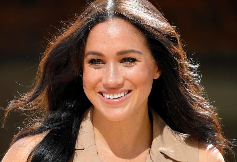 Meghan Markle, Duchess of Sussex, arrives to meet academics and students at the University of Johannesburg, Johannesburg, South Africa, October 1, 2019.