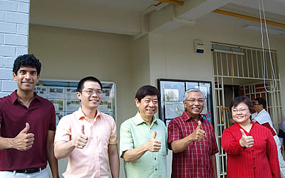 The PAP team at Sembawang GRC could potentially face a walkover in the upcoming election. (Yahoo! Photo)